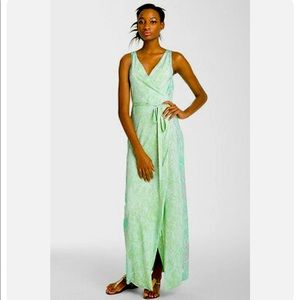 Diane Von Furstenberg Yazhi Silk Wrap Gown